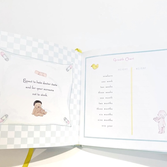 Baby Book Newborn Expectations My First Journal 2000 Scrapbook Log Record Mother - Picture 13 of 13